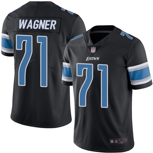 Detroit Lions Limited Black Men Ricky Wagner Jersey NFL Football #71 Rush Vapor Untouchable->youth nfl jersey->Youth Jersey